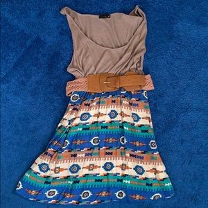 edge Tribal Dress